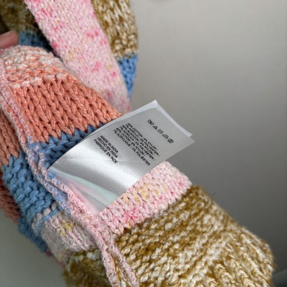 Anthropologie Textured Striped Knit Cardigan - Picture 4 of 7